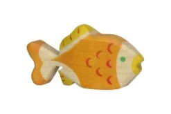 Holztiger Boerderij: goudvis 8x2x4cm, hout