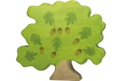 Holztiger Bosdieren: eik 24x3x29cm, hout