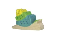 Holztiger Bosdieren: slak 7x2x4cm, hout