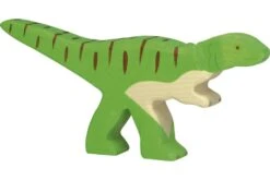 Holztiger Dinos': allosaurus 21x2x9cm, hout