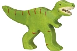 Holztiger Dino's: tyrannosaurus rex 10x2x13cm, hout