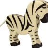 Holztiger Wildernis: zebra 15x3x14cm, hout -Goedkope Speelgoed holztiger wilderniszebra15x3x14cmhout