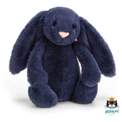 Jellycat Jellycat Knuffels - Bashful Navy Bunny Small, 18cm