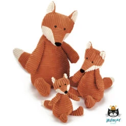 Jellycat Jellycat Knuffels - Cordy Roy Fox Medium, 38cm -Goedkope Speelgoed jellycat jellycat knuffels cordy roy fox medium 38 2