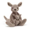 Jellycat Jellycat Knuffels - Kara Kangaroo, 37cm -Goedkope Speelgoed jellycat jellycat knuffels kara kangaroo 37cm