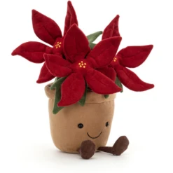 Jellycat Knuffels - Amuseable Kerstklokje, 25cm (Poinsettia)