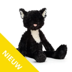 Jellycat Knuffels - Zwarte Kat, 36cm (Smuffle Cat)
