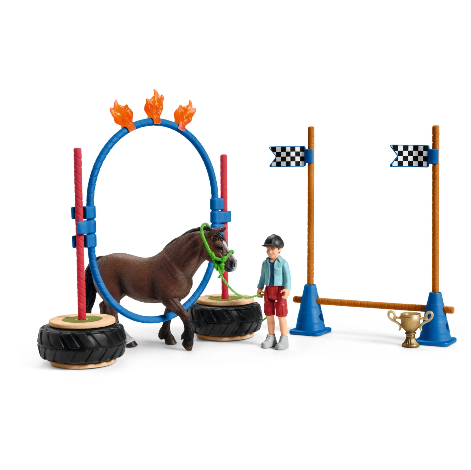 Schleich Schleich Farm World - Pony Agility Wedstrijd 5 Schleich Schleich Farm World - Pony Agility Wedstrijd - Afbeelding 3