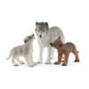 Schleich Schleich Wild Life - Wolvin Met Wolvenwelpen