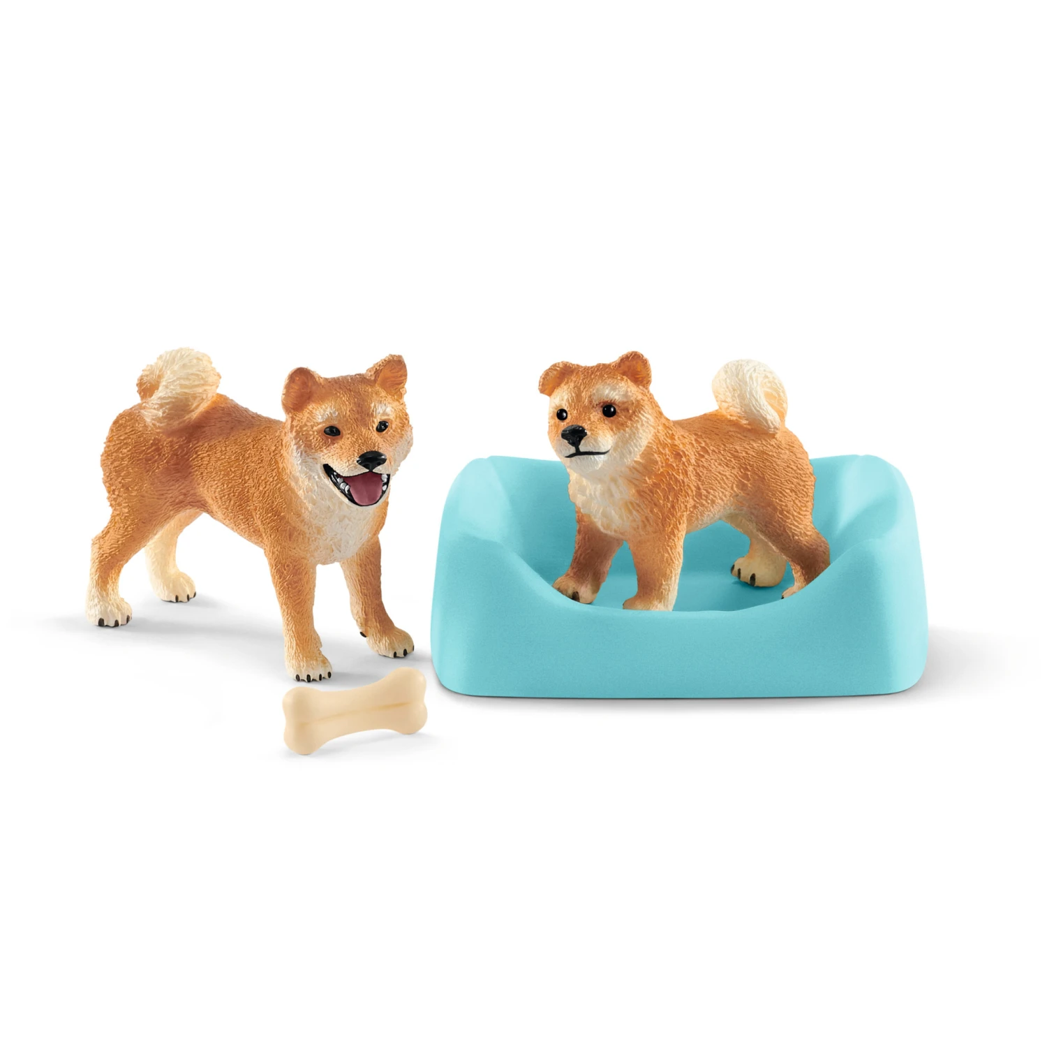 Schleich (UA) Schleich Shiba Inu Moeder En Pup 4 Schleich (UA) Schleich Shiba Inu Moeder En Pup - Afbeelding 2