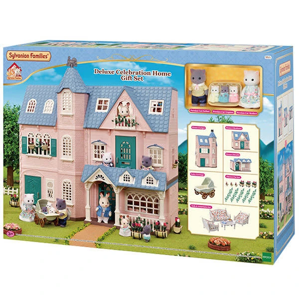 Sylvanian Families 3 Huizen Met Accessoires (Jubileum Set 35 Jaar) 3 Sylvanian Families 3 Huizen Met Accessoires (Jubileum Set 35 Jaar)