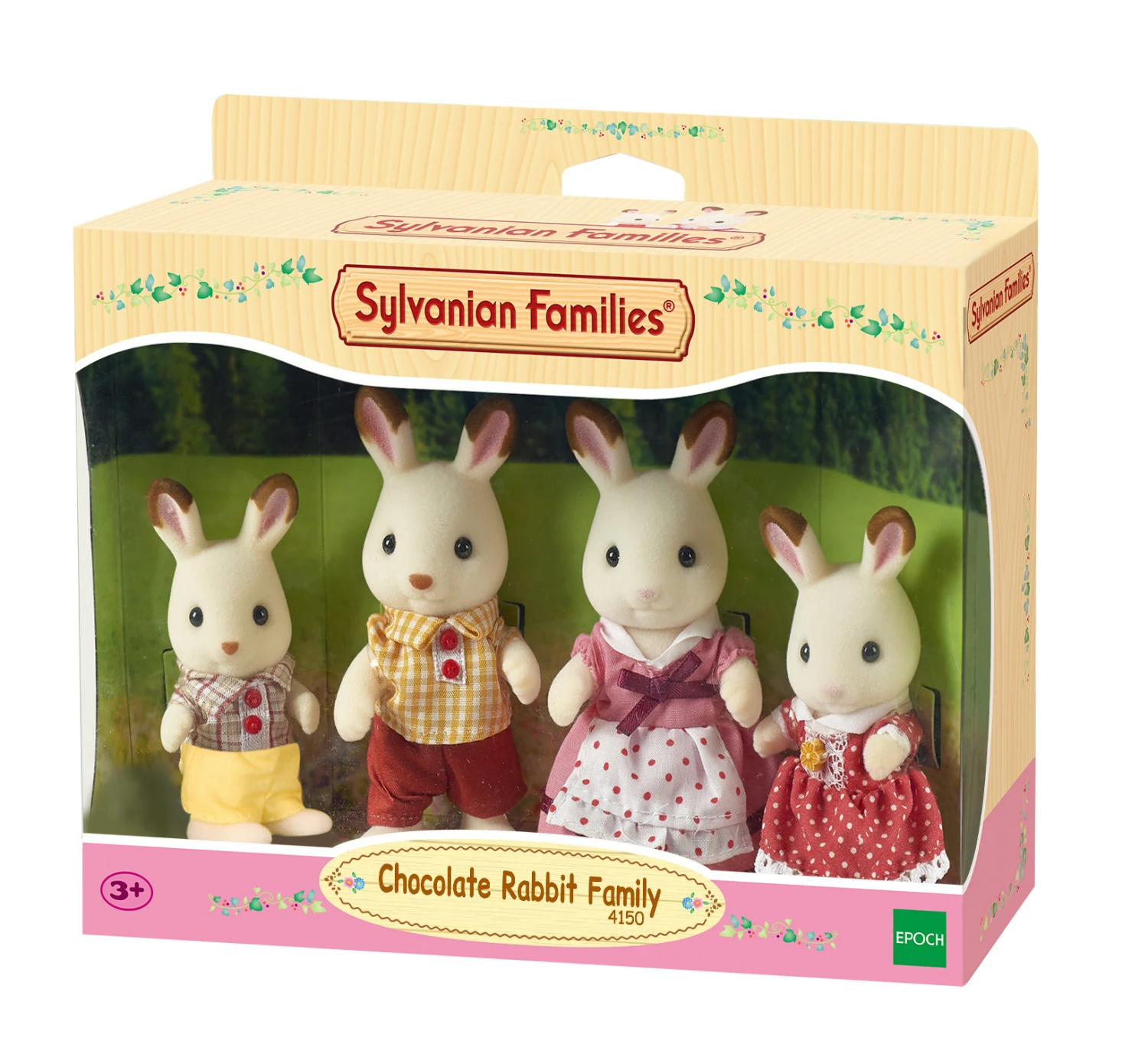 Sylvanian Families Sylvanian Families - Familie Chocoladekonijn 4 Sylvanian Families Sylvanian Families - Familie Chocoladekonijn - Afbeelding 2