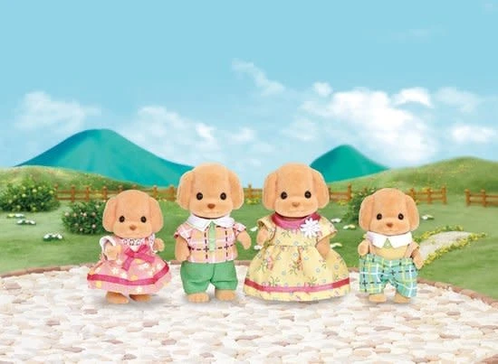 Sylvanian Families Sylvanian Families - Familie Poedel 4 Sylvanian Families Sylvanian Families - Familie Poedel - Afbeelding 2