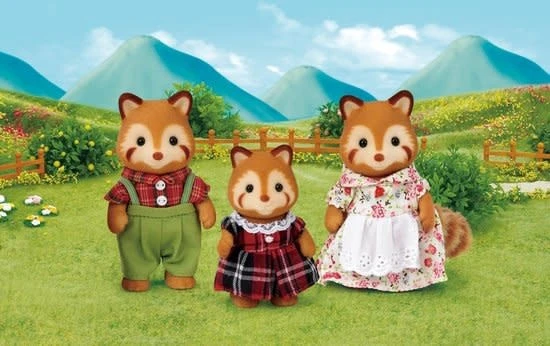 Sylvanian Families Sylvanian Families - Familie Rode Panda 3 Sylvanian Families Sylvanian Families - Familie Rode Panda