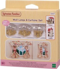 Sylvanian Families Sylvanian Families - Wandlampen & Gordijnenset -Goedkope Speelgoed sylvanian families sylvanian families wandlampen g 2