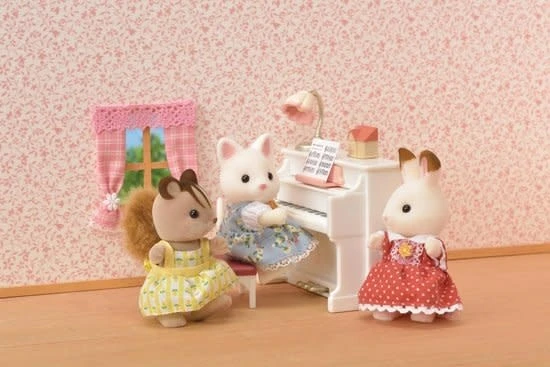 Sylvanian Families (UA) Sylvanian Families - Piano En Bureauset 4 Sylvanian Families (UA) Sylvanian Families - Piano En Bureauset - Afbeelding 2