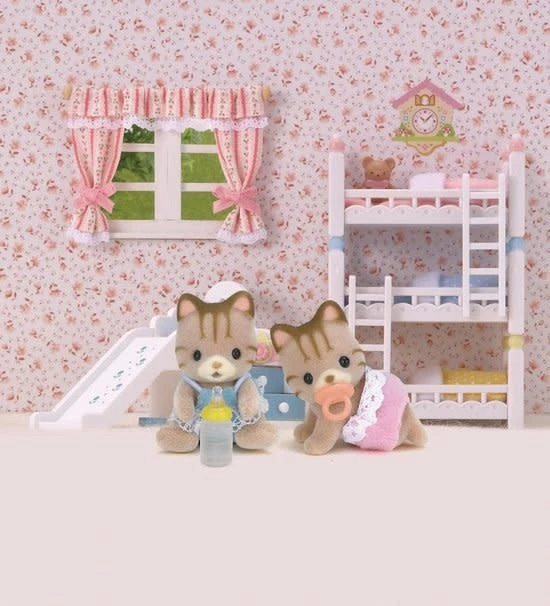 Sylvanian Families (UA) Sylvanian Families - Tweeling Gestreepte Kat 4 Sylvanian Families (UA) Sylvanian Families - Tweeling Gestreepte Kat - Afbeelding 2